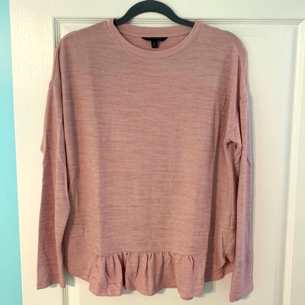 Banana republic scalloped sweater